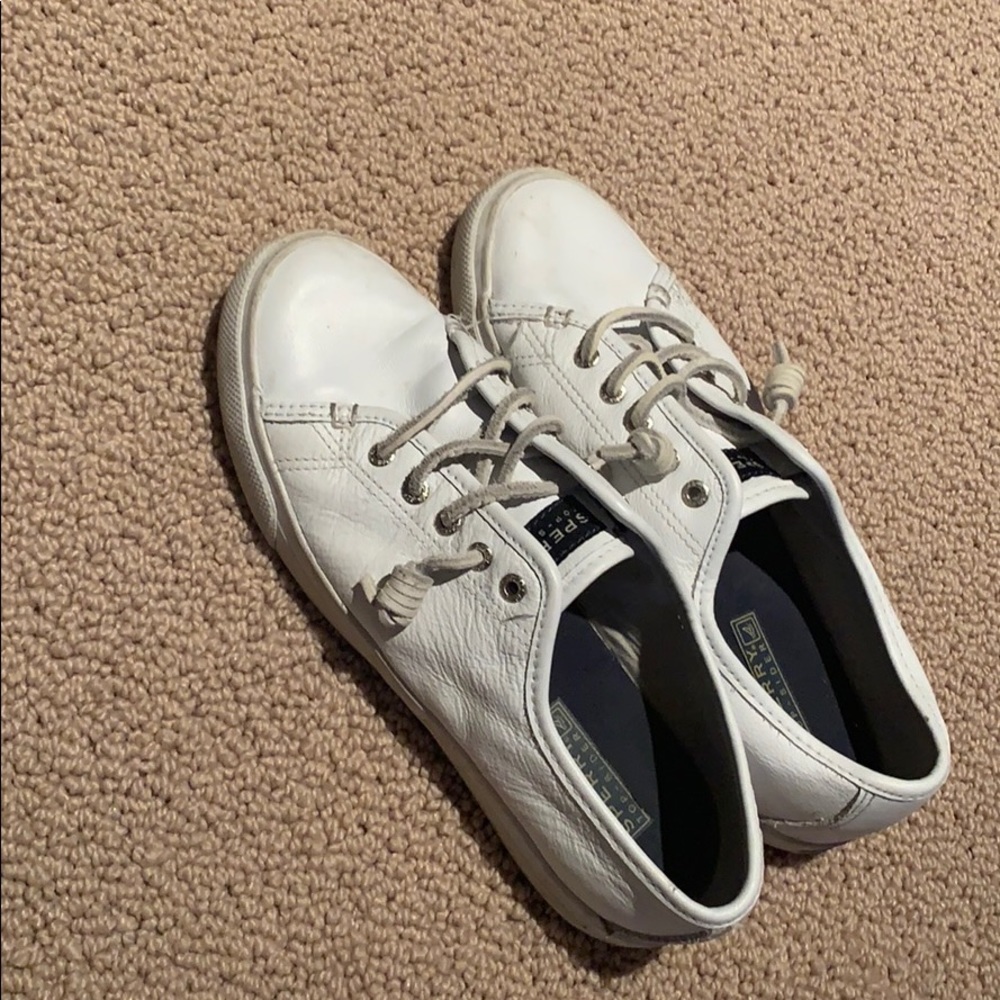 White sperrys!